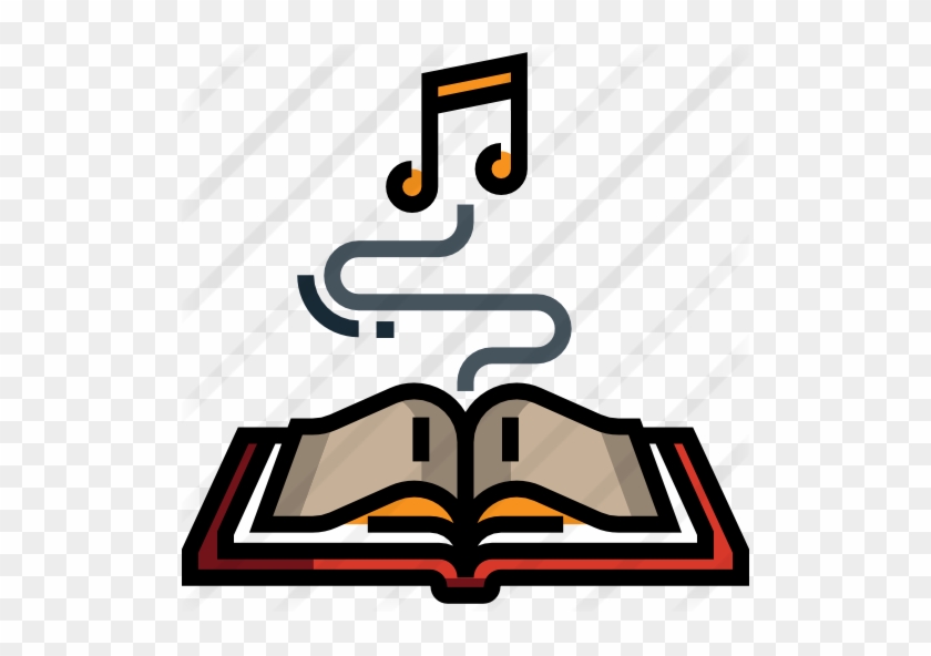 Music Book Free Icon - Book And Music Icon Png #1616543