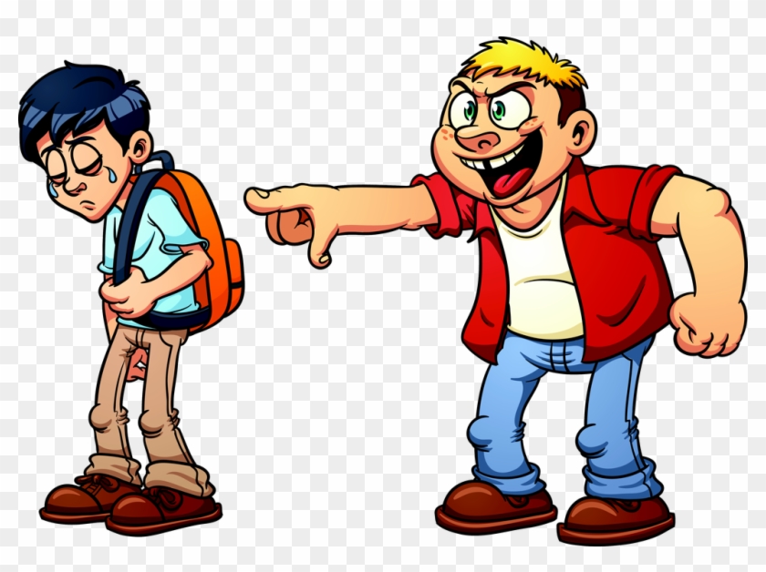 Nice Clipart Psychological Bullying - Cartoon Verbal Bullying #1616701