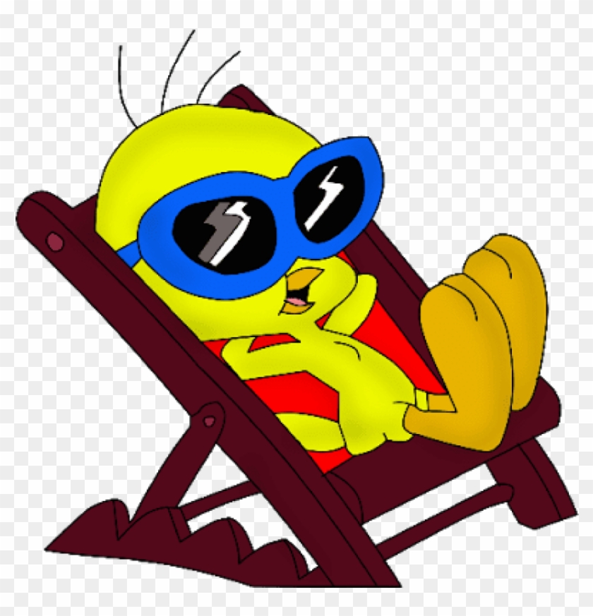 Free Png Download Tweety Bird With Sunglasses Png Images - Tweety Vacation #1616774