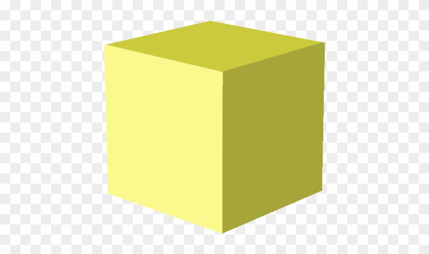 Rectangular Clipart Yellow Cube - Yellow Cube Clip Art #1616780