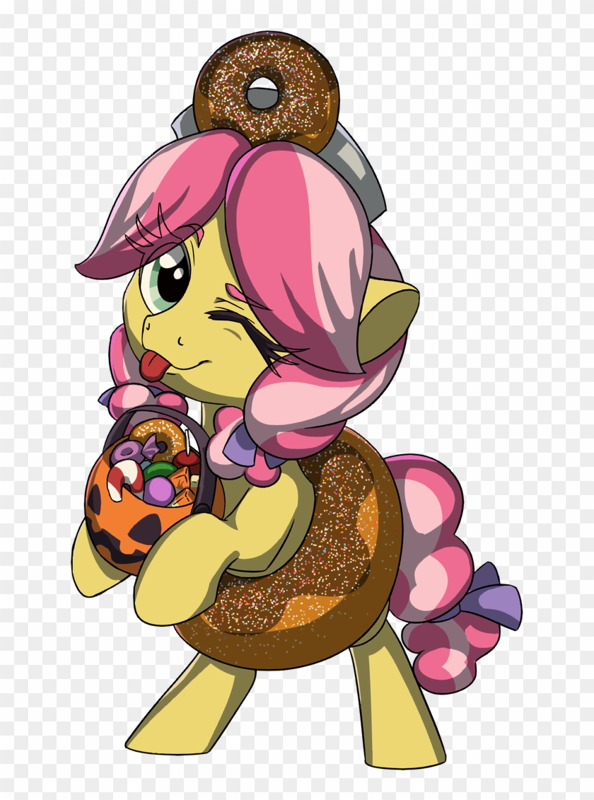 Kettle Corn Donut Filly Transparent By Lockhe4rt - Cartoon #1616797