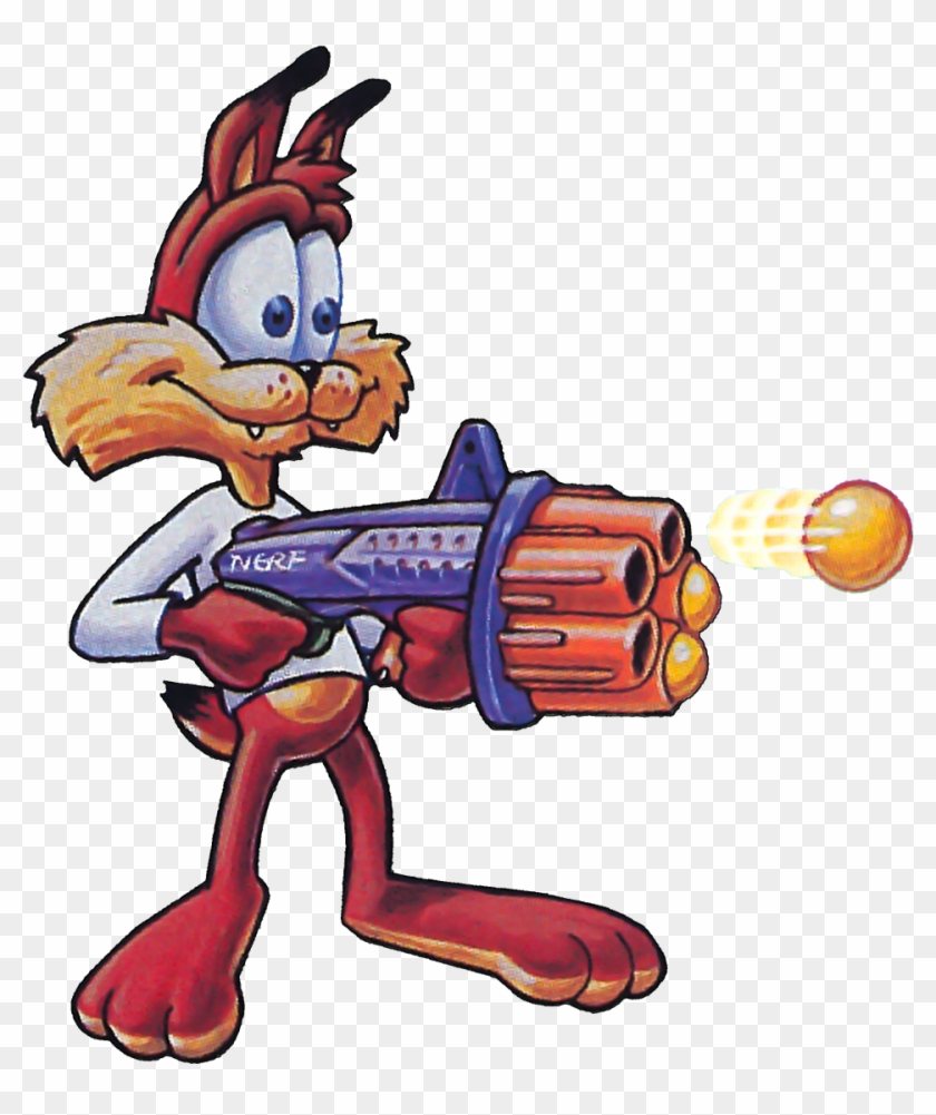 Remember Bubsy No Well, Apparently He Had A Ballzooka - Bubsy With A Gun #1616821