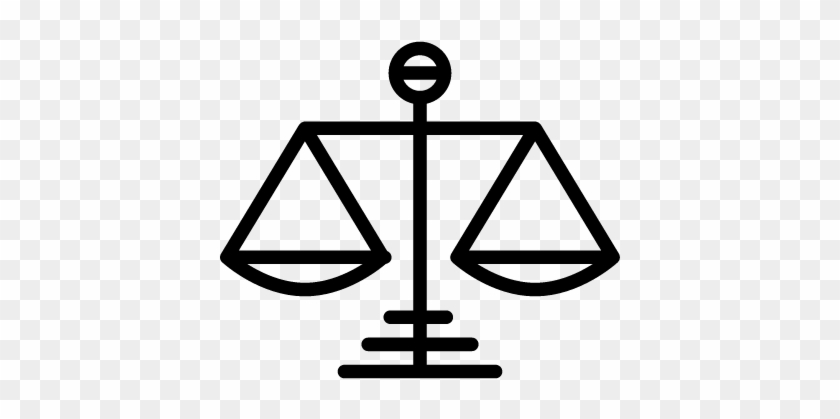 Scale Symbol Of Justice Vector - Scales Of Justice #1616876