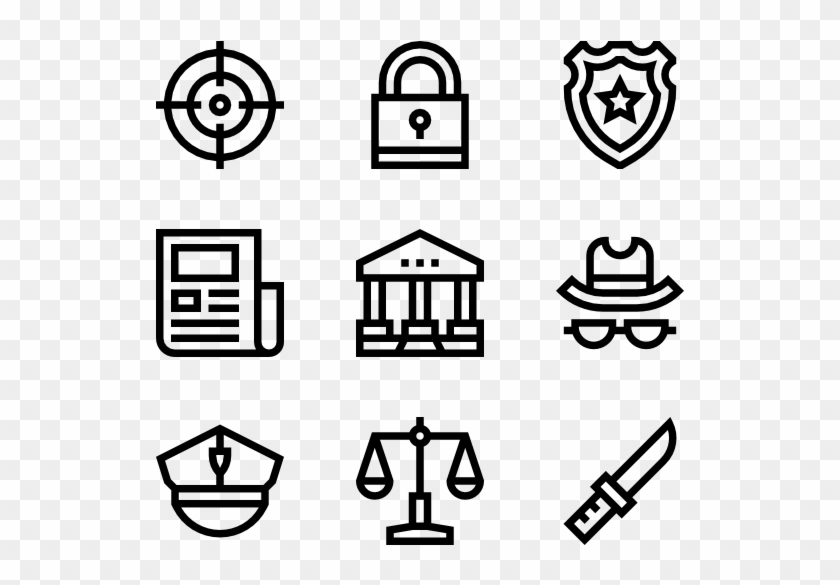 Law And Justice - Social Media Logo Drawings #1616886