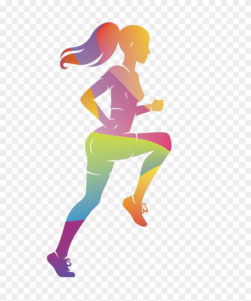Running Png Clipart Background - Athletic Clipart Png #1617046