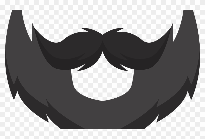 Beard Sillouette - Transparent Background Beard Png #1617088