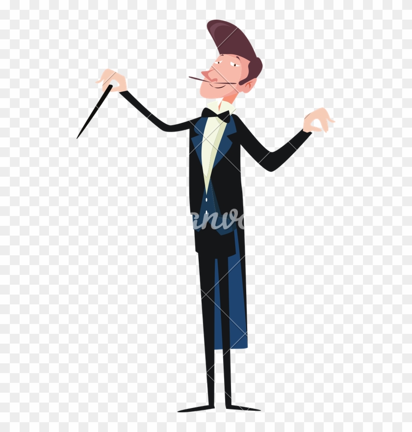 Music Conductor Maestro Character - Illustration #1617127