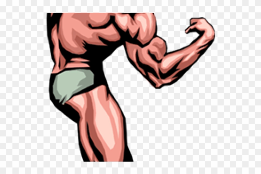 Chest Clipart Muscular Body - Muscle Man Clip Art #1617181