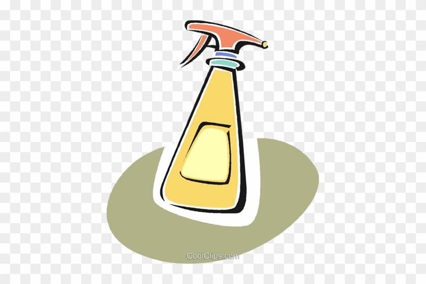 Spray Bottle Royalty Free Vector Clip Art Illustration - Spray Bottle Royalty Free Vector Clip Art Illustration #1617280