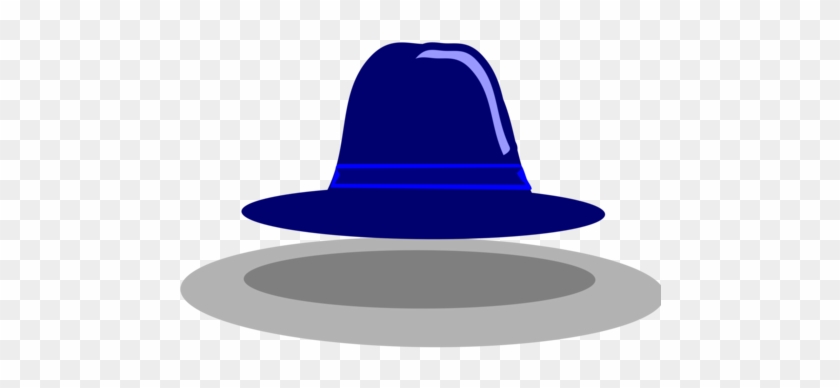 Top Hat Square Academic Cap Cowboy Hat Party Hat - Blue Hat Clip Art #1617315