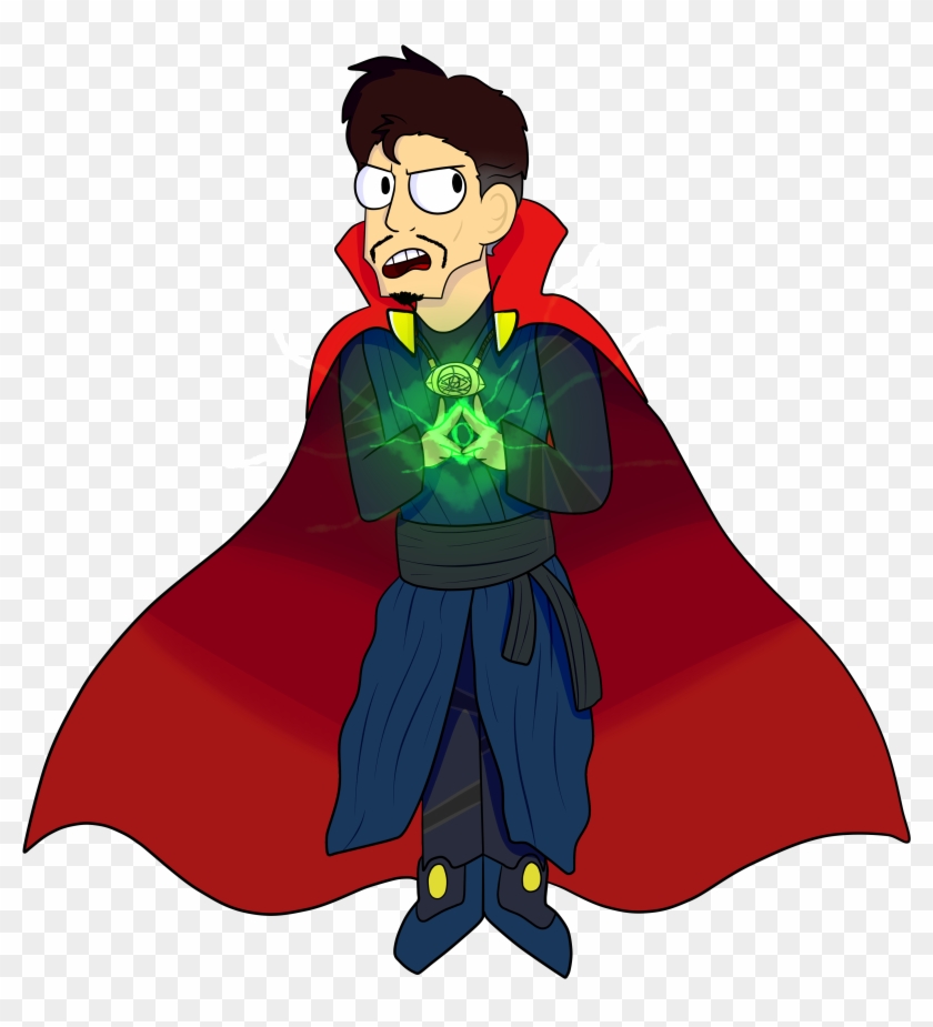 Character Doctor Strange Transprent Png Free Download - Cartoon Doctor Strange Drawing #1617335