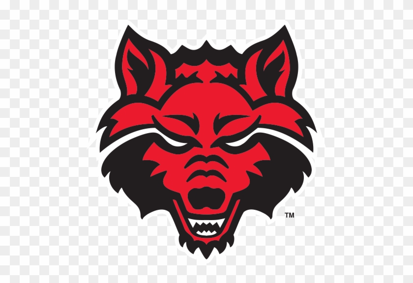 Logo Arkansas State University Red Wolves Wolf Head - Arkansas State University Red Wolves #1617467