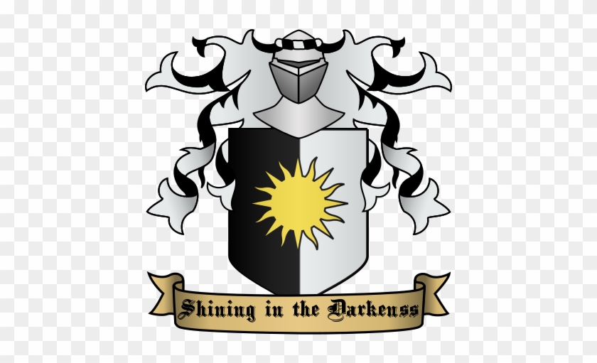 Shining In The Darkness - Coat Of Arms Generator #1617716