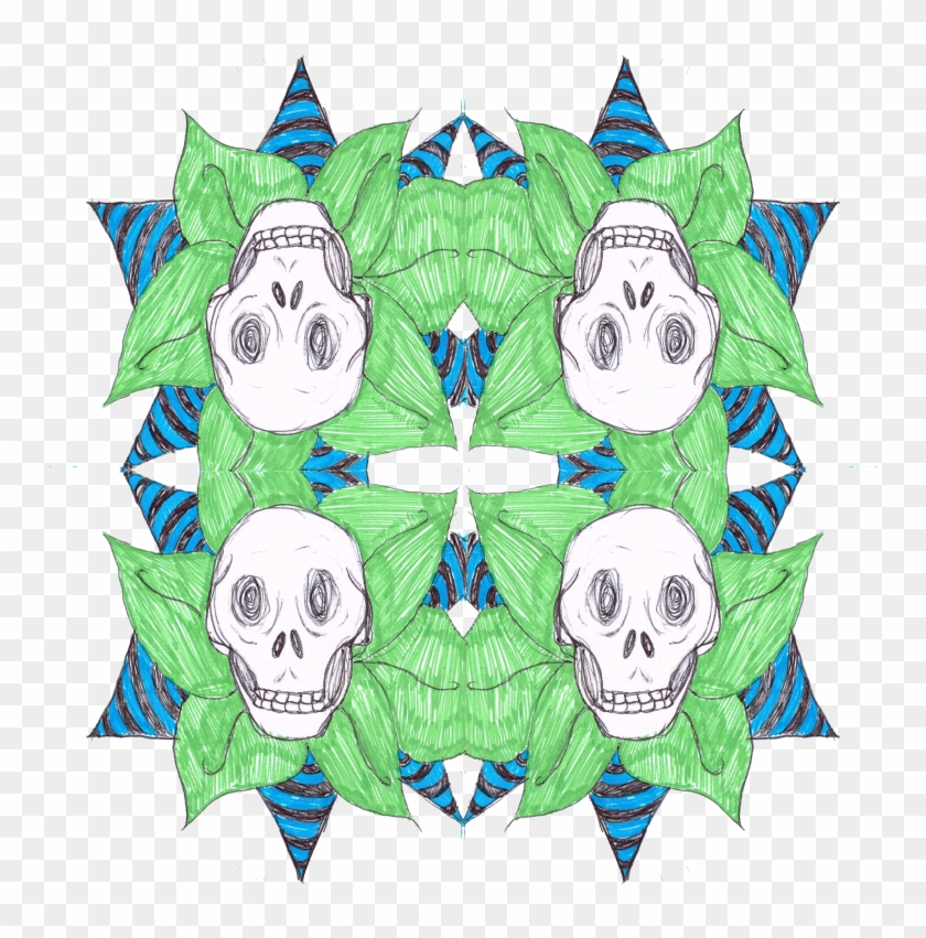 Kaleidoscopic Skull Flower - Kaleidoscopic Skull Flower #1617739
