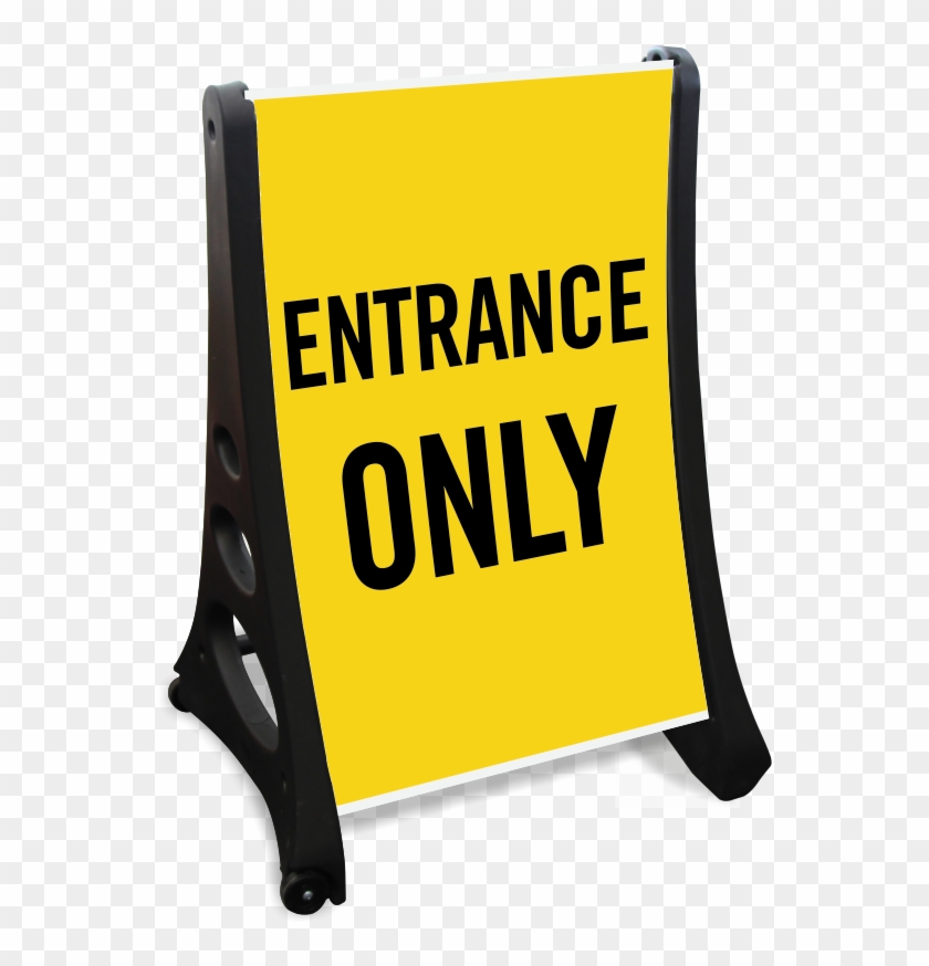 Entrance Only Portable Sidewalk Sign - Event Parking #1617853