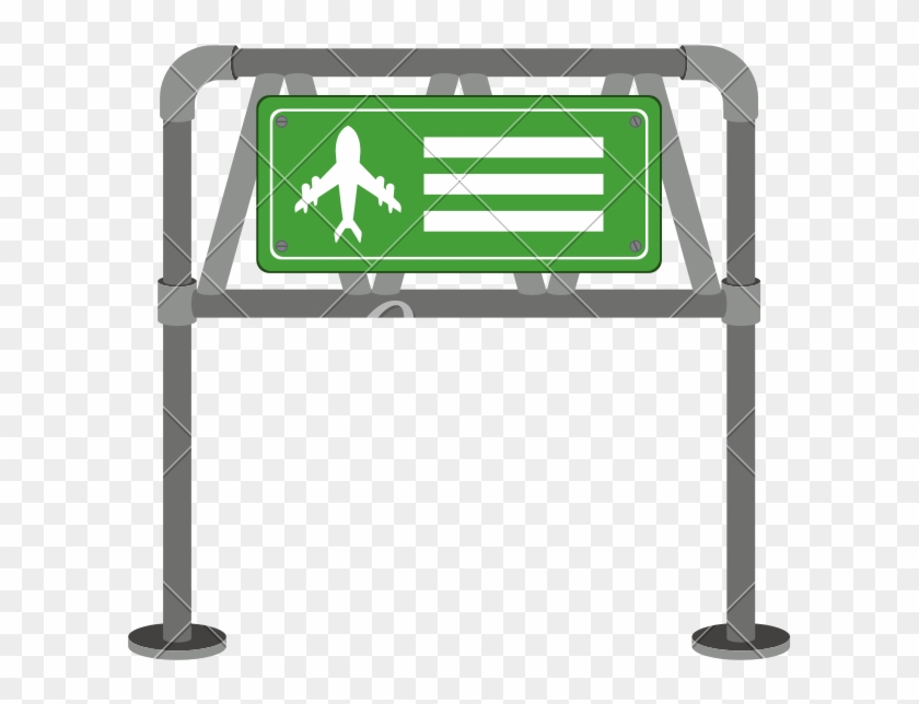 Billboard Entrance To The Airport - Icon Design #1617858