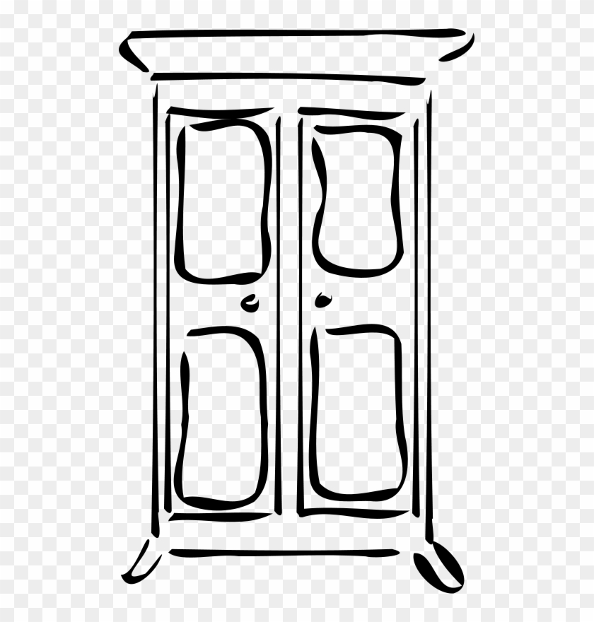 Outline Image Of Cupboard Free Transparent PNG Clipart Images Download
