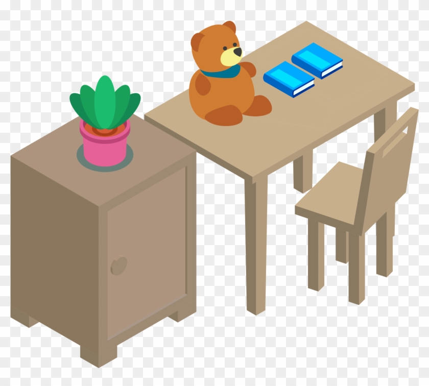 Table Chair Cupboard Toy Png And Vector Image - Coffee Table #1617908