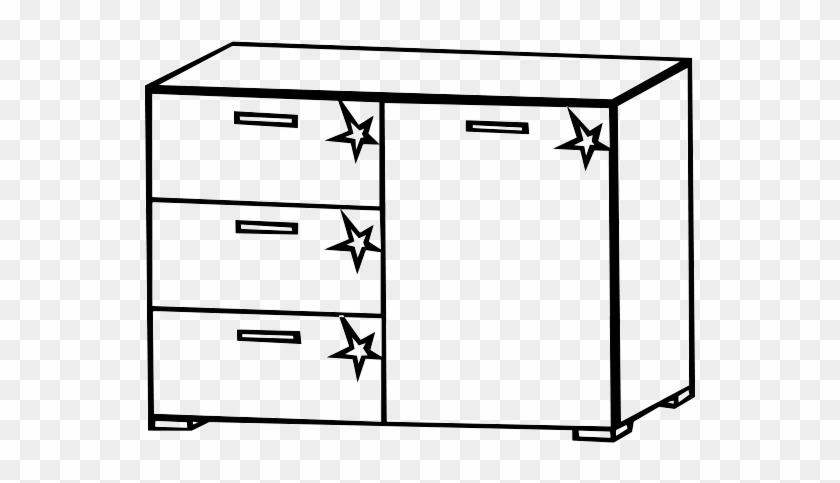 Harrow 1 Door 3 Drawer Cupboard - Drawer #1617934