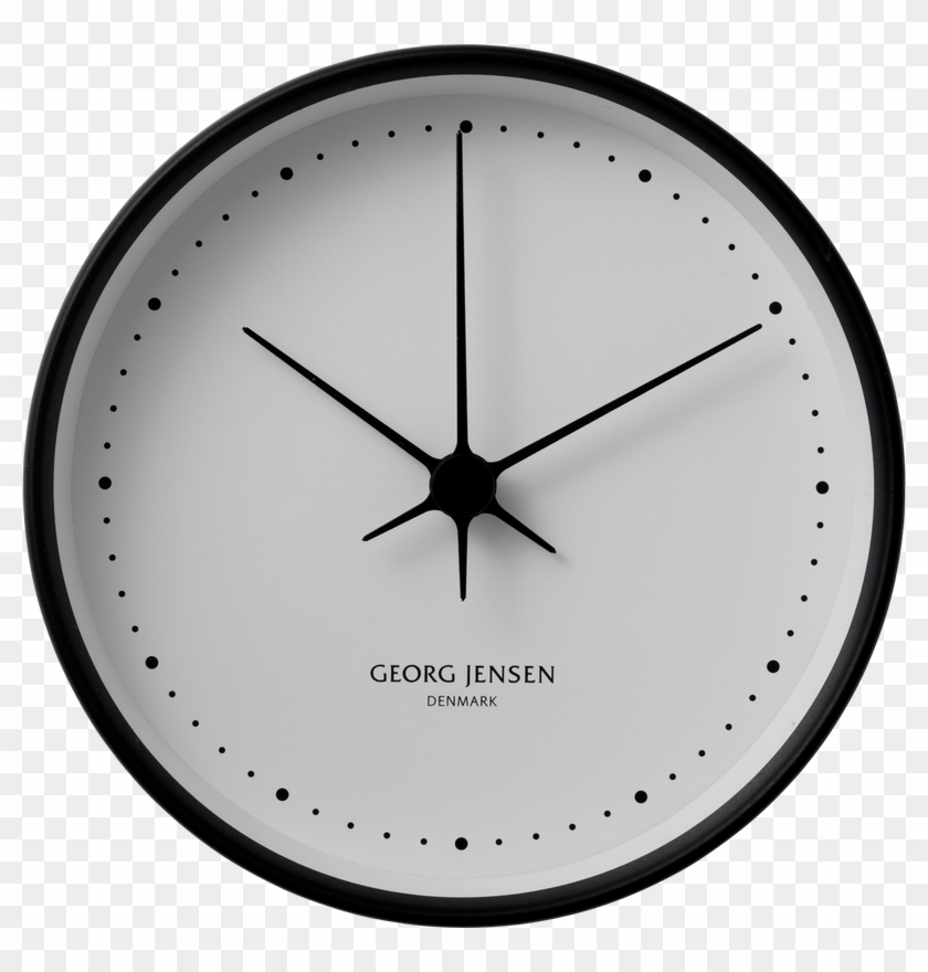 Clip Art Freeuse Stock Koppel Cm Clock Black Stainless - Georg Jensen Wall Clock #1618064