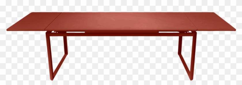 Table À Allonges 200/300 X 100 Cm Ocre Rouge - Outdoor Tables #1618076