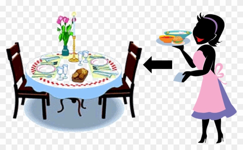 Table Clipart Lamesa - Table Setting Clip Art #1618129