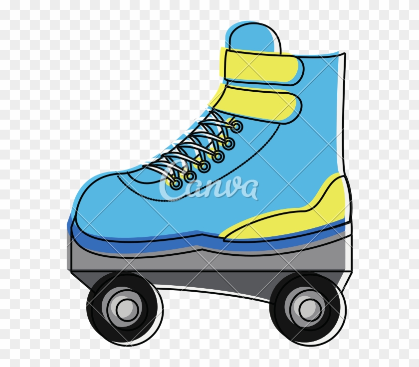 Pin Free Rollerskate Clip Art - Illustration #1618437