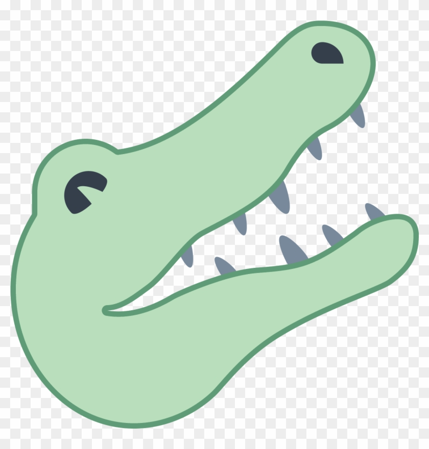 Aligator Icon Free Download Png And Vector - American Crocodile #1618648