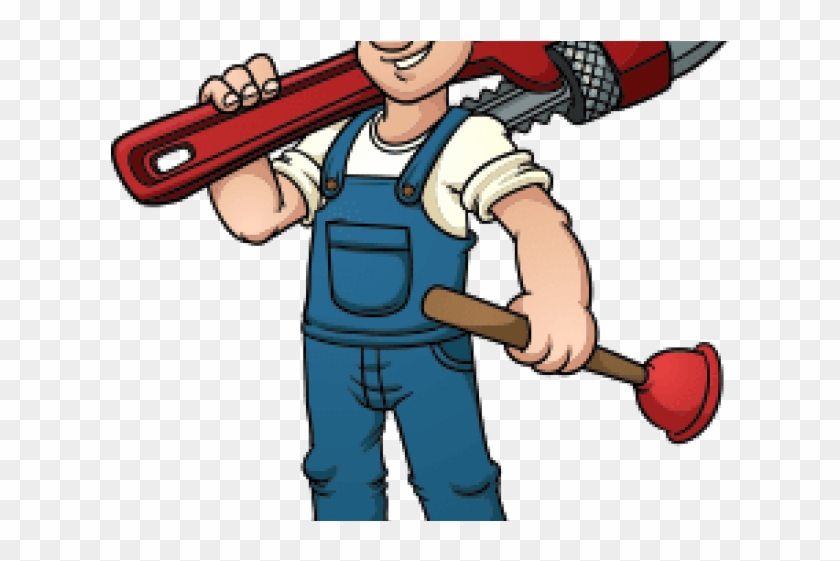 Plumber Clipart Plummer - Cartoon Plumber #1618671