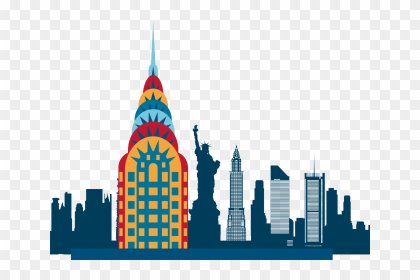 Towers Clipart City Skyline - New York City Illustration #1618740