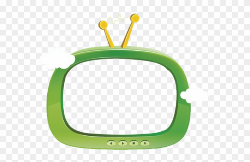 Television Clipart Tv Frame - Cartoon Tv Frame Png #1618846