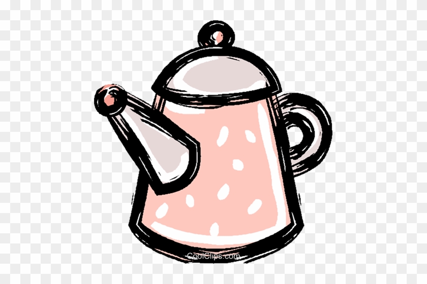 Coffee Pot Royalty Free Vector Clip Art Illustration - Kaffeekanne Clipart #1618912