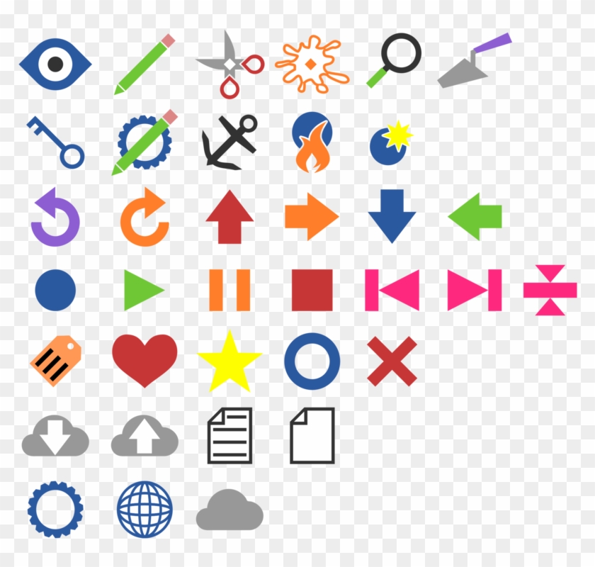 Astrological Symbols Computer Icons Zodiac Color - Symbols Colored #1618928