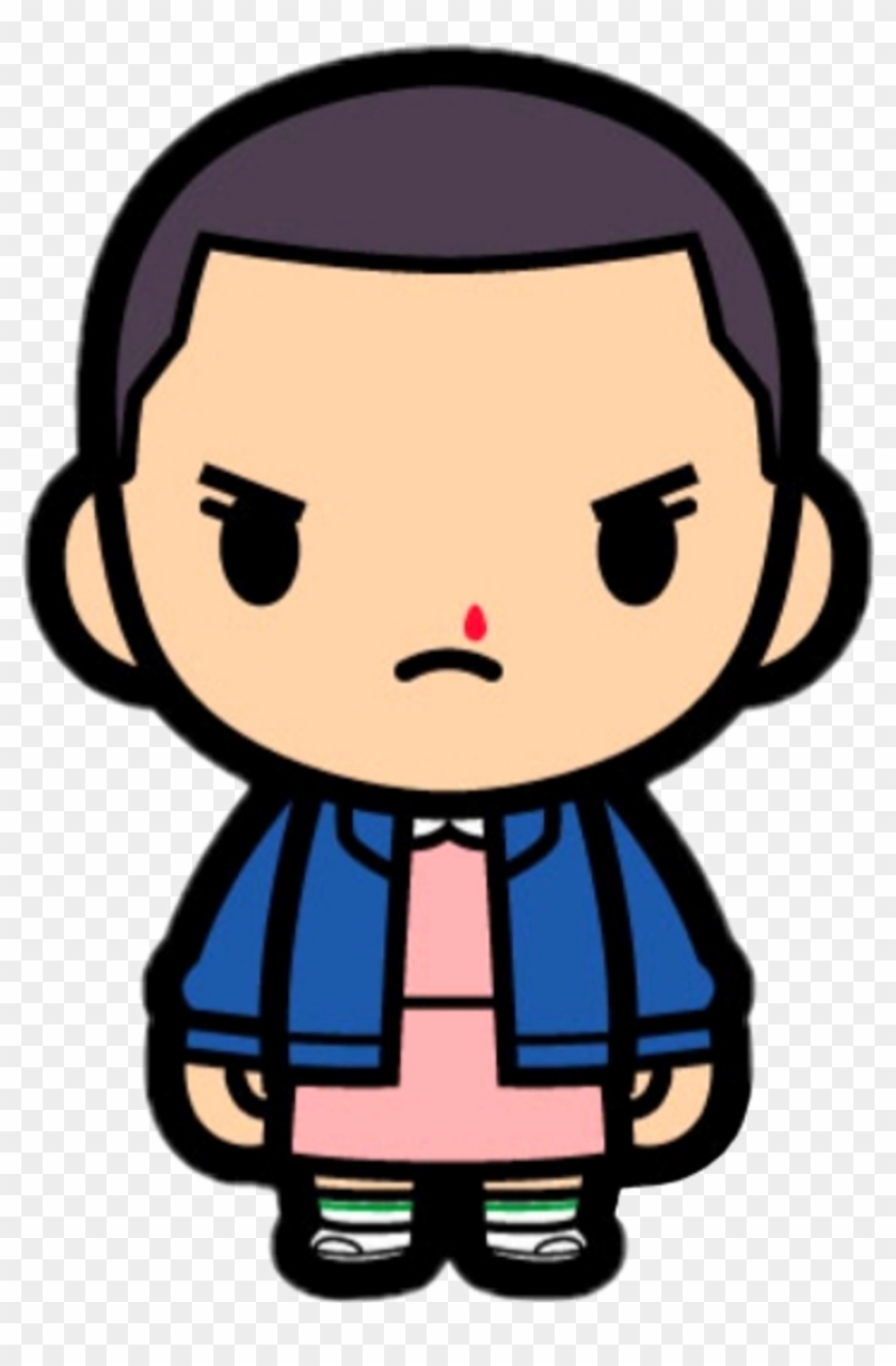 Eleven Sticker - Eleven Stranger Things Kawaii #1619034