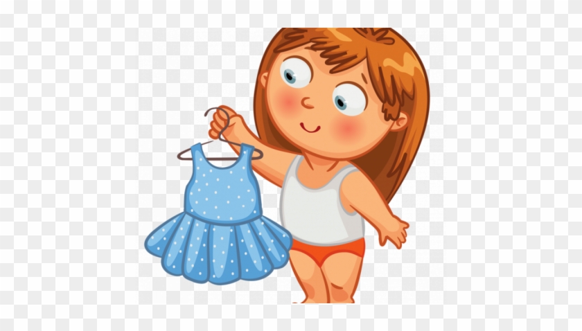 Clipart Getting Dressed For School - Clipart Getting Dressed #1619056