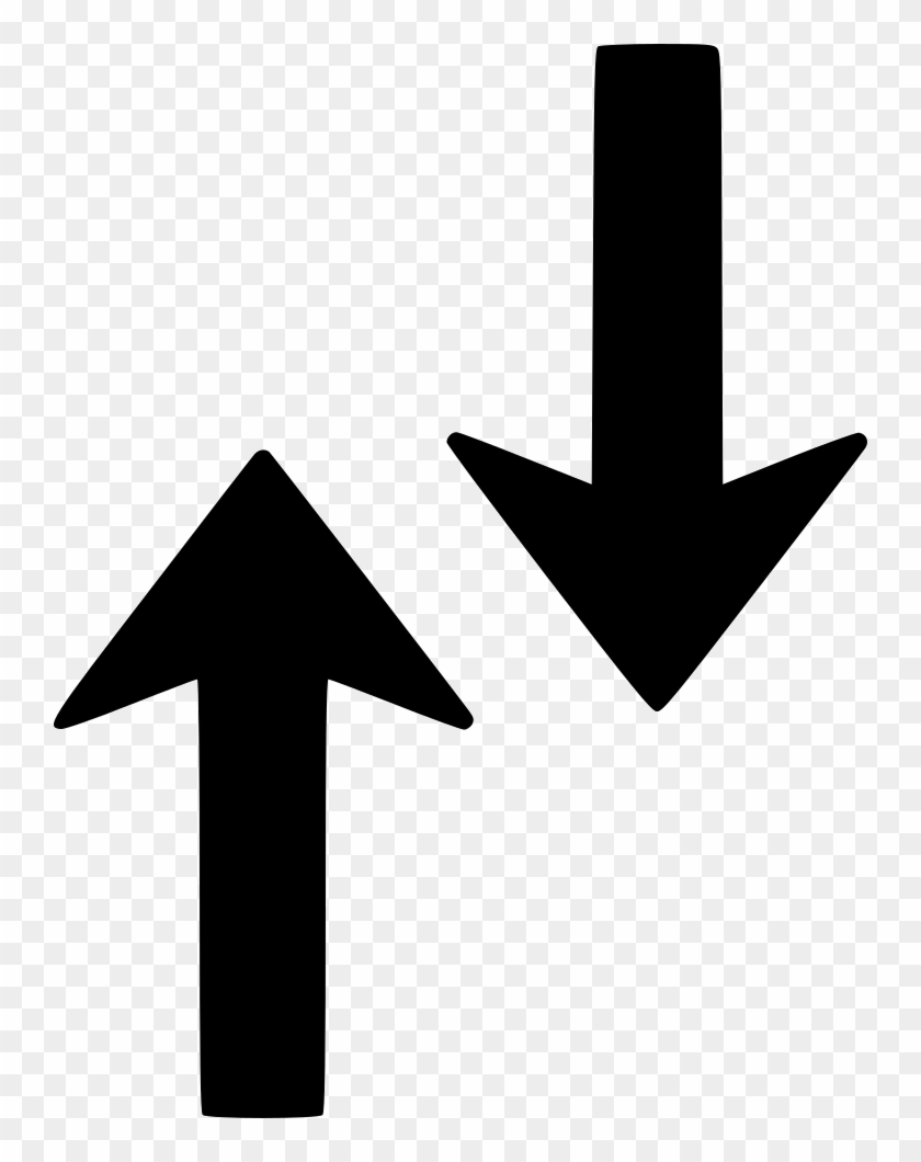 Swap Clipart Up And Down Arrow - Sign #1619119