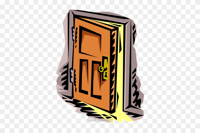 Porte Entrouverte Vecteurs De Stock Et Clip-art Vectoriel - Cartoon Door Cracked Open #1619134