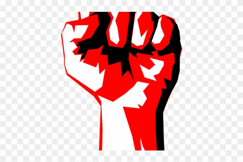 Fist Clipart Blue - Communist Clipart #1619215