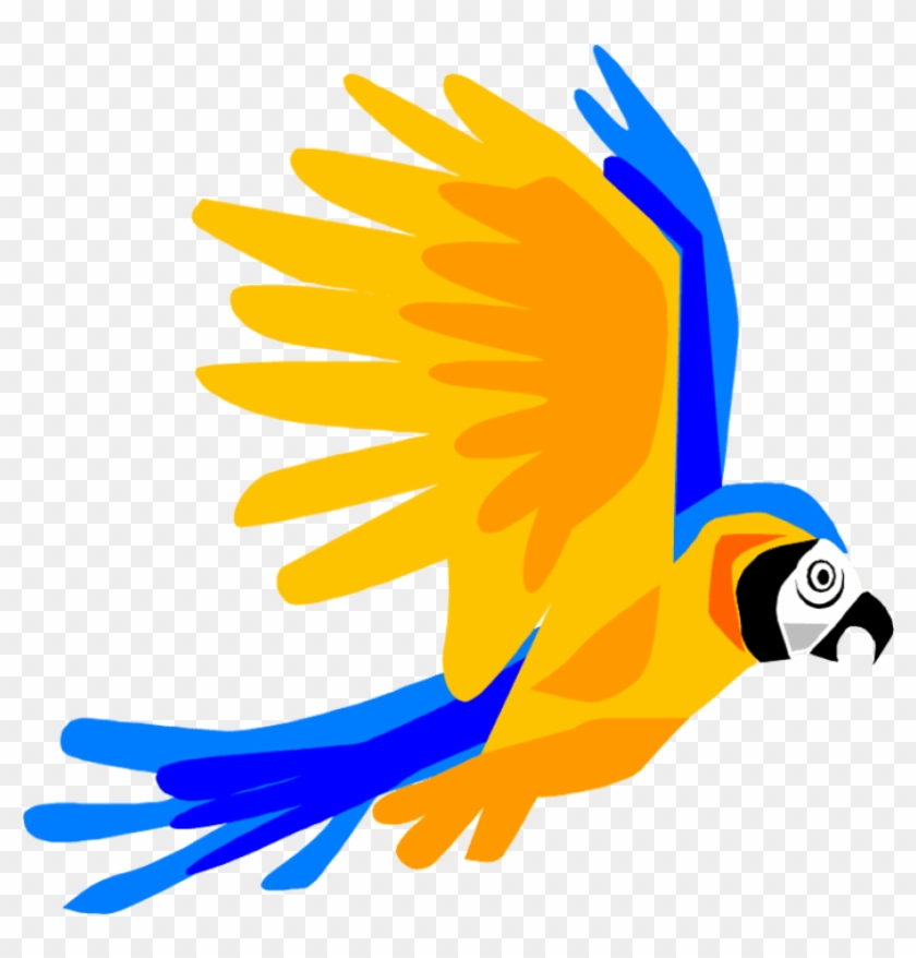 Free Png Download Tropical Birds Flying Cartoon Png - Tropical Birds Flying Cartoon #1619291