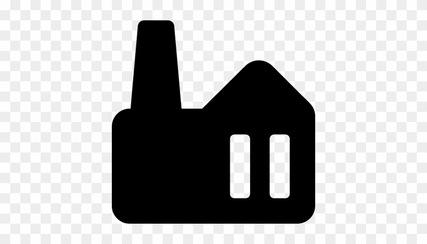 Factory Building Vector - Factory Building Vector #1619294