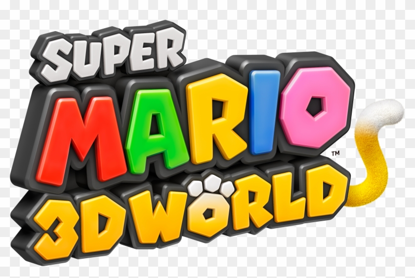 Super Mario Clipart Text - Super Mario 3d World Logo #1619348