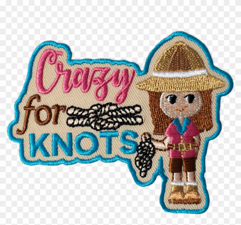 Crazy For Knots Patch - Cartoon #1619376