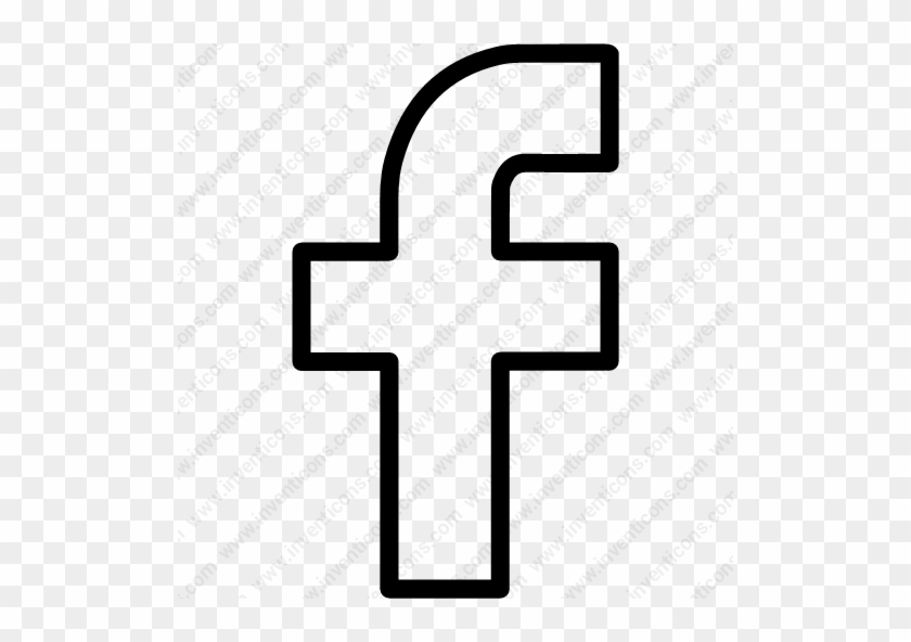 Download Button,facebook Logo,logo Icon - Cross #1619385
