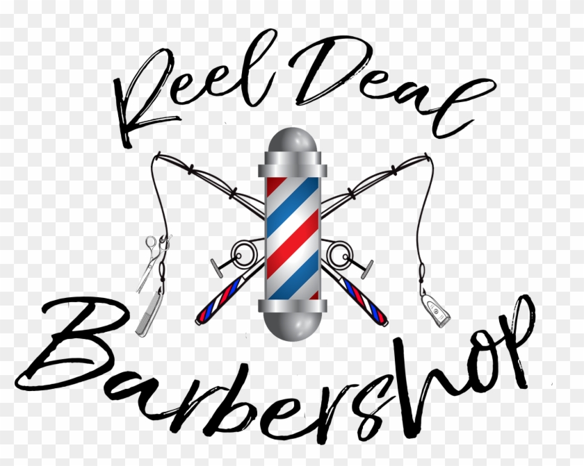 Final Reel Deal Barber Shop Logo-1 - Illustration #1619436