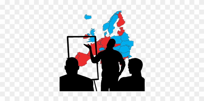 Global Salesperson - Simple Europe Map Vector #1619556