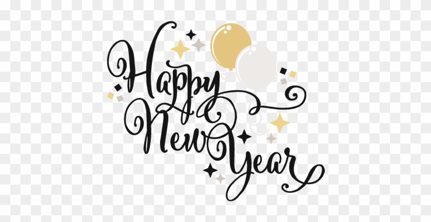 Png Library Download Merry Christmas Words Source - Transparent Happy New Year Png #1619732