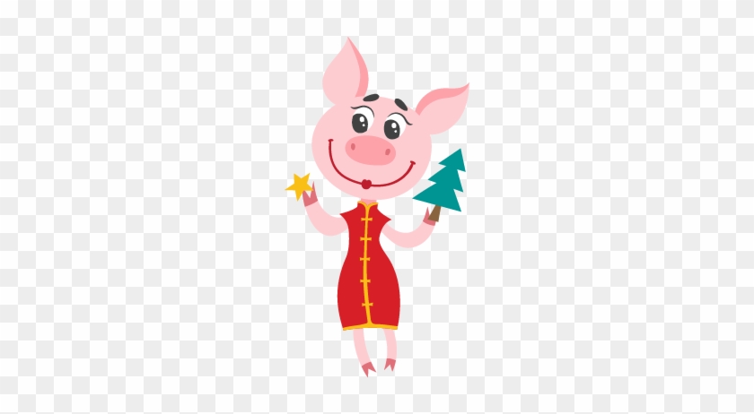 Piggy Chinese New Year Sticker Messages Sticker-5 - Cartoon #1619743