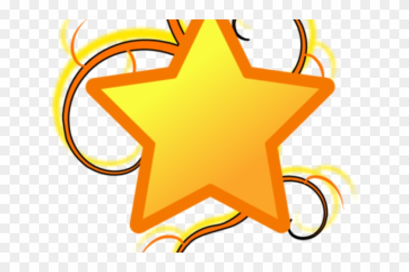 Vector Swirl Clipart Star - Vector Swirl Clipart Star #1619814