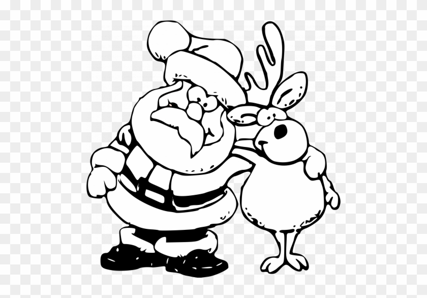 Christmas Clipart Black And White Png #1619866