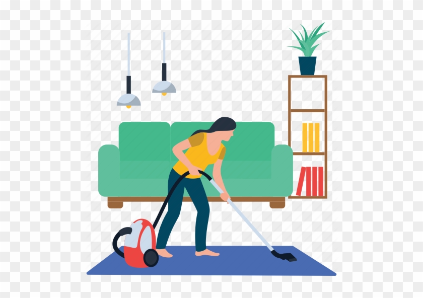 Vector Vacuum Steam Cleaning Transparent & Png Clipart - Illustration #1619882